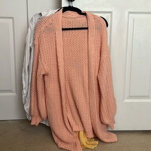 Amazon pink cardigan